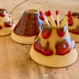 Porte allumettes "Volcan"