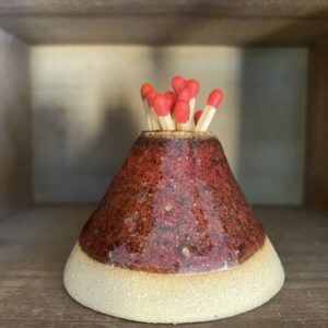 Porte allumettes "Volcan - Uni"