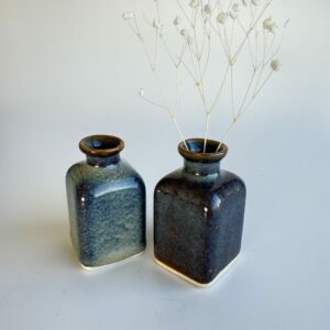 Mini Soliflore Carré - bleu foncé